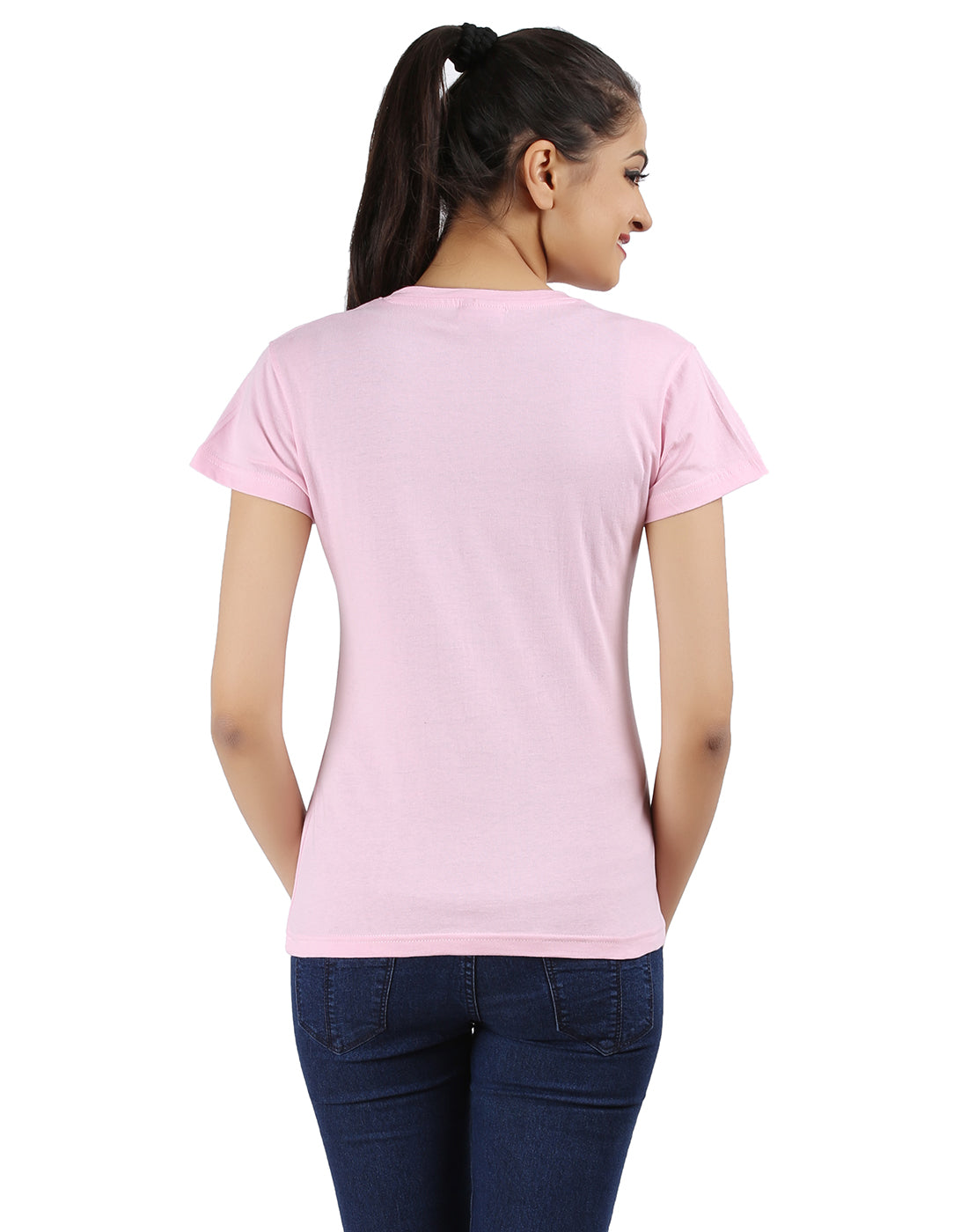 Ap'pulse Women's Short Sleeve V neck Tshirt