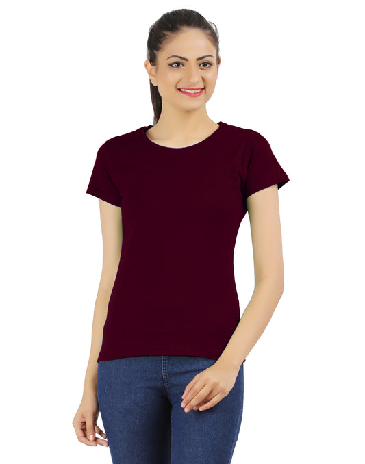 Ap'pulse Women's Short Sleeve Round neck Tshirt