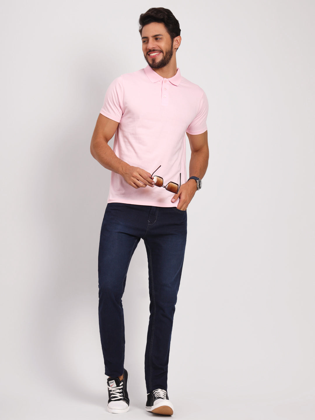 Ap'pulse Men's Casual Polo Tshirt