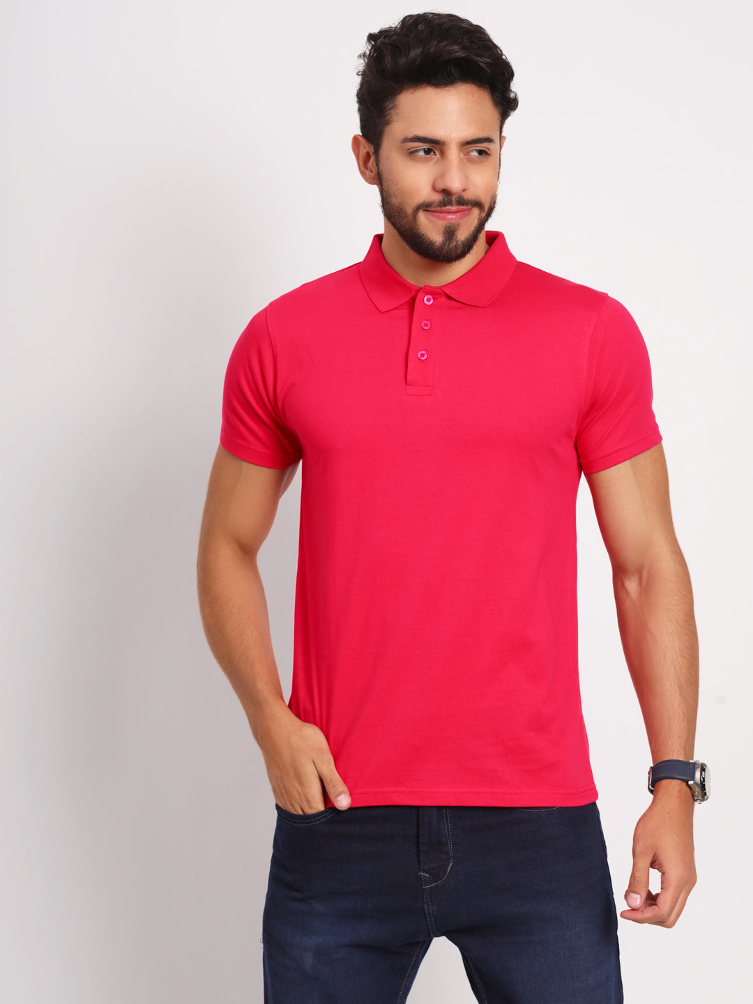 Ap'pulse Men's Casual Polo Tshirt