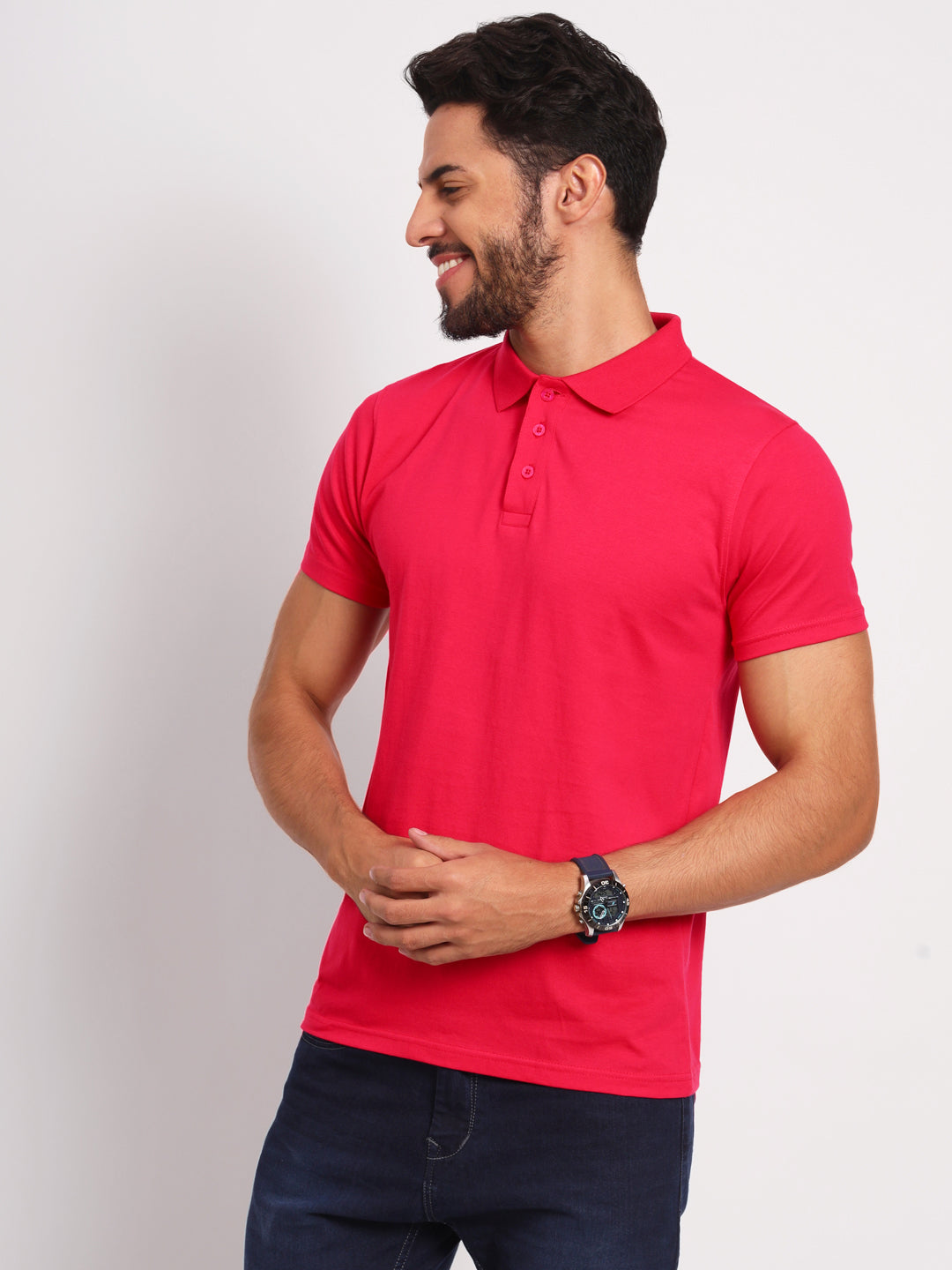 Ap'pulse Men's Casual Polo Tshirt