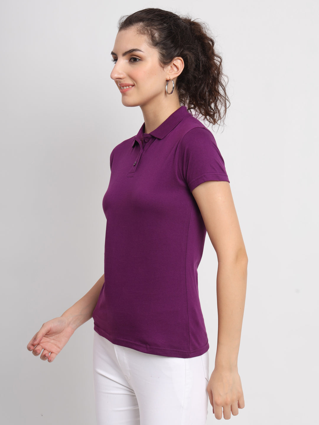 Ap'pulse Women's Casual Polo Tshirt