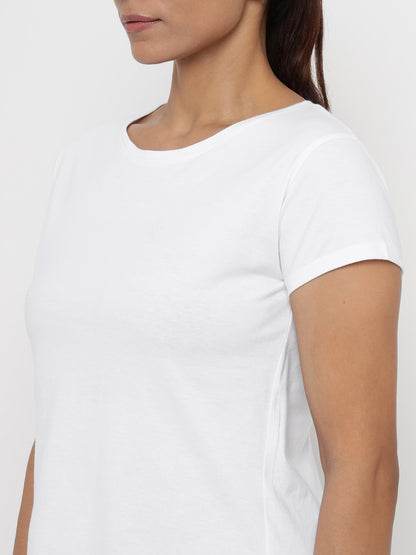 Appulse Women's Back Open T-Shirt | Women | Premium Cotton | Activewear | Athleisure