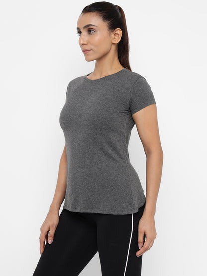 Appulse Women's Back Open T-Shirt | Women | Premium Cotton | Activewear | Athleisure