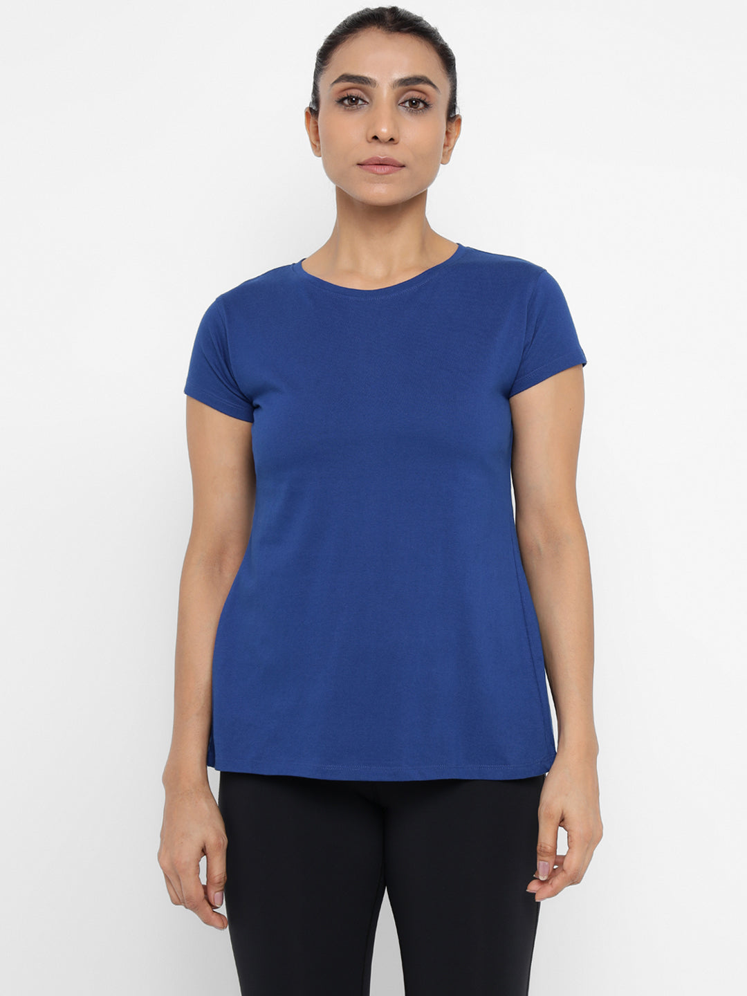 Appulse Women's Back Open T-Shirt | Women | Premium Cotton | Activewear | Athleisure