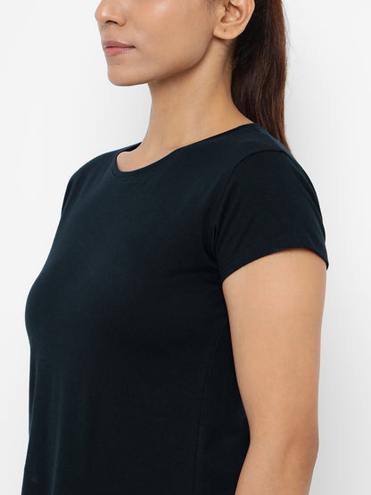 Appulse Women's Back Open T-Shirt | Women | Premium Cotton | Activewear | Athleisure
