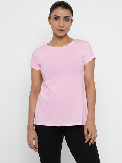 Appulse Women's Back Open T-Shirt | Women | Premium Cotton | Activewear | Athleisure
