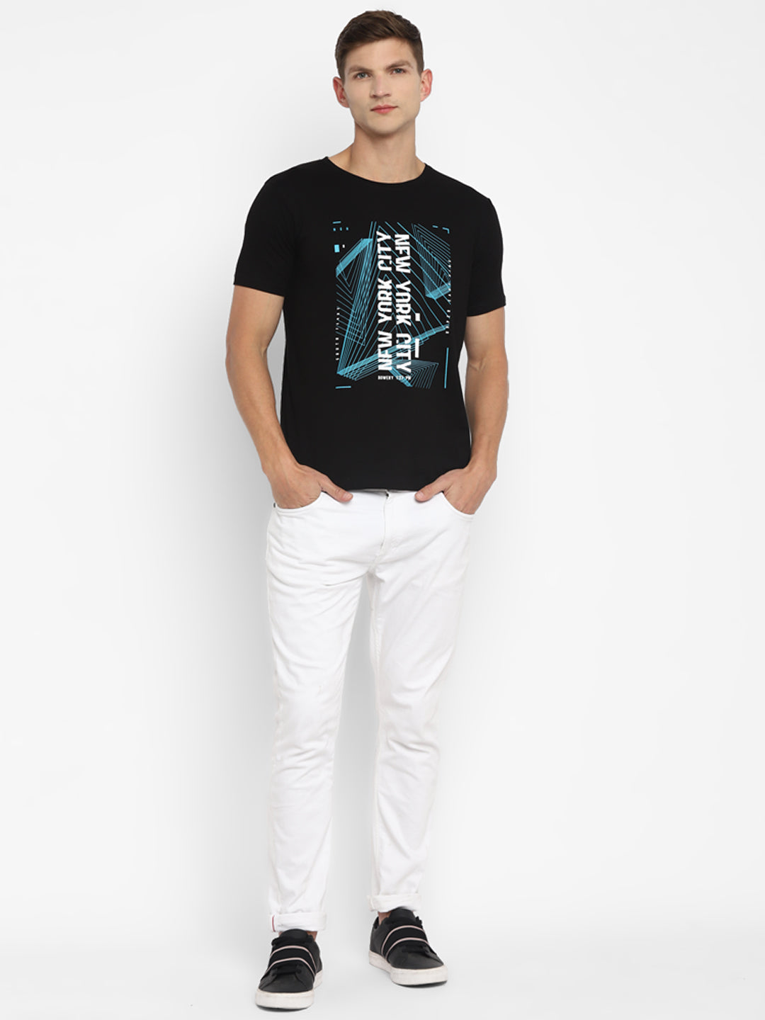 Appulse Men's Short Sleeve Round Neck Printed T-Shirt | Men | Premium Cotton | Activewear | Athleisure