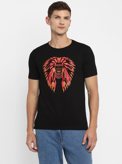 Appulse Men's Short Sleeve Round Neck Printed T-Shirt | Men | Premium Cotton | Activewear | Athleisure