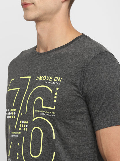 Appulse Men's Short Sleeve Round Neck Printed T-Shirt | Men | Premium Cotton | Activewear | Athleisure