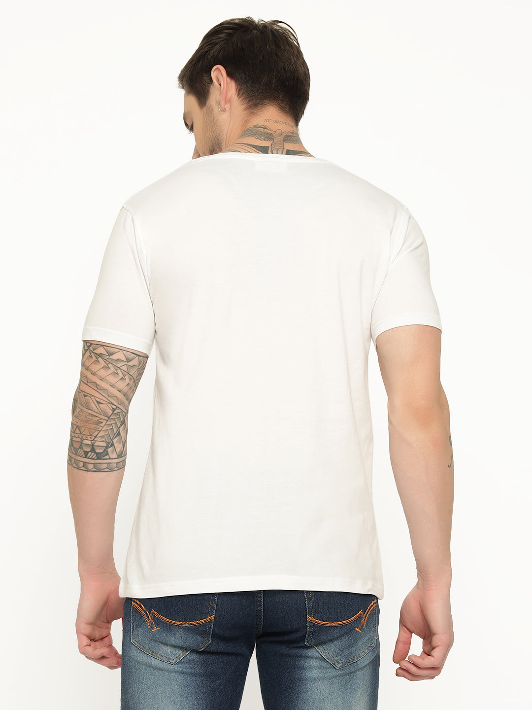 Ap'pulse Men's Short Sleeve Henley Tshirt