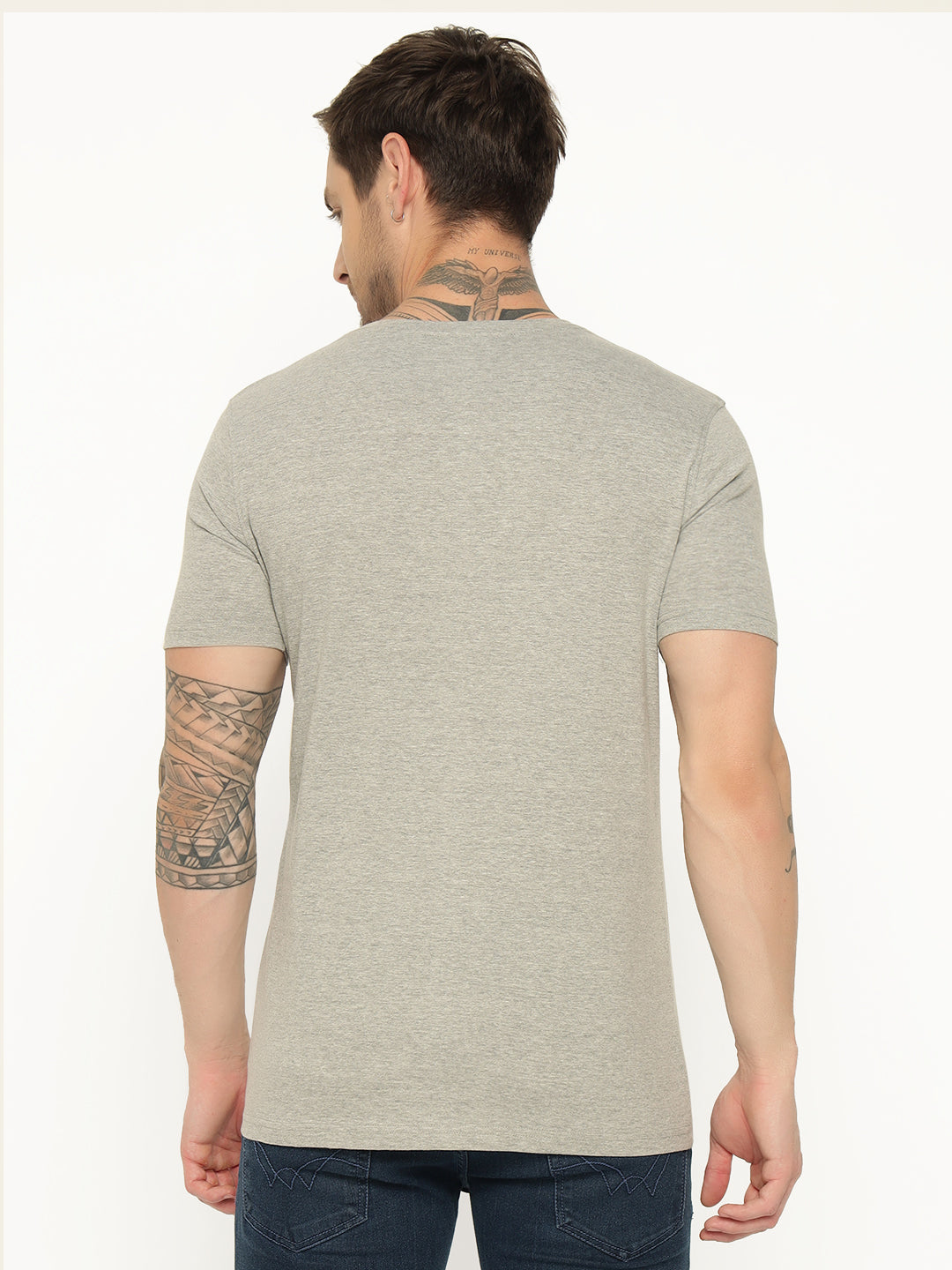 Ap'pulse Men's Short Sleeve Henley Tshirt