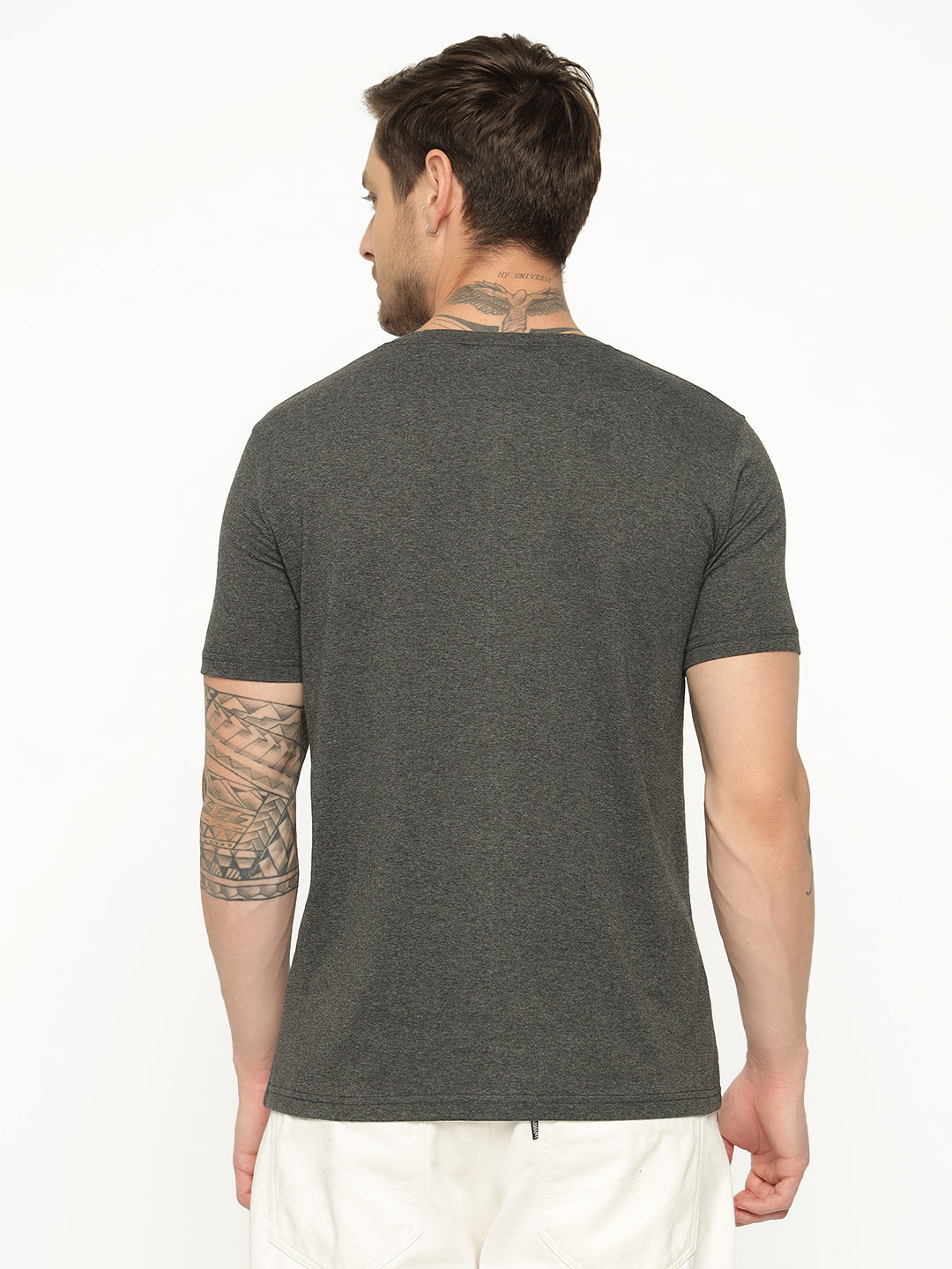 Ap'pulse Men's Short Sleeve Henley Tshirt