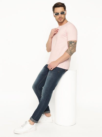 Appulse Men's Short Sleeve Henley T-Shirt | Men | Premium Cotton | Activewear | Athleisure