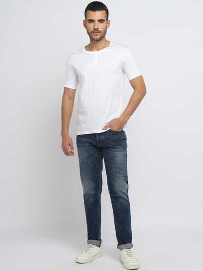 Appulse Men's Short Sleeve Henley T-Shirt | Men | Premium Cotton | Activewear | Athleisure