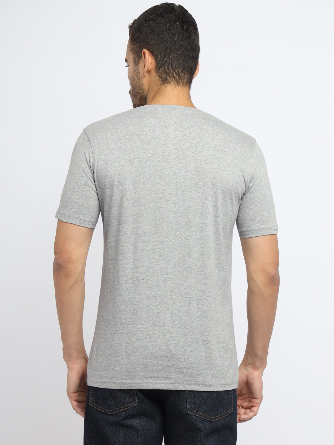 Ap'pulse Men's Short Sleeve Henley Tshirt