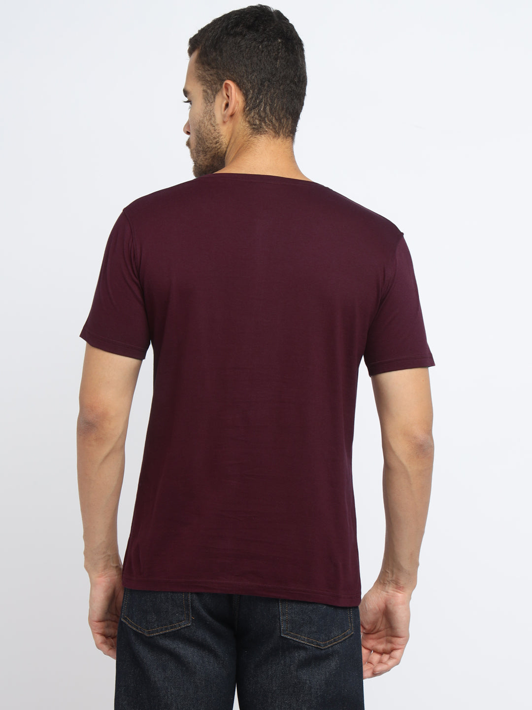 Ap'pulse Men's Short Sleeve Henley Tshirt