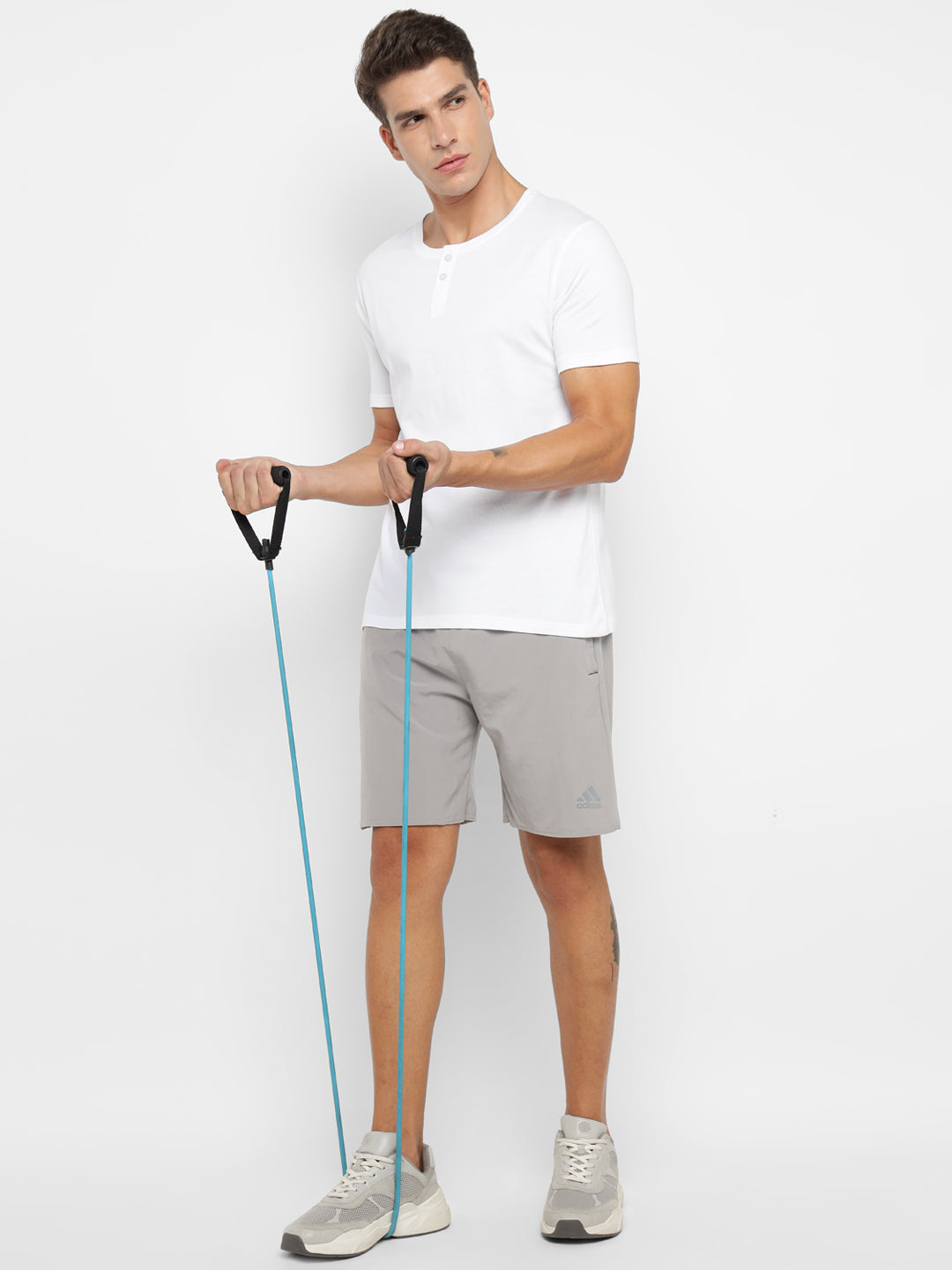 Ap'pulse Men's Short Sleeve Henley Tshirt