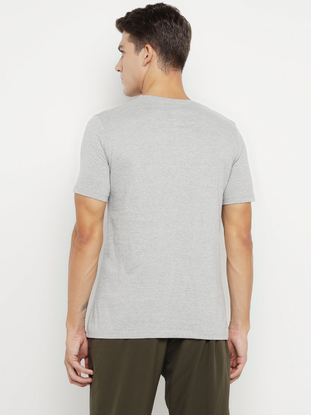 Ap'pulse Men's Short Sleeve Henley Tshirt