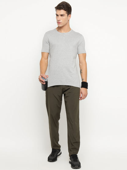Appulse Men's Short Sleeve Henley T-Shirt | Men | Premium Cotton | Activewear | Athleisure