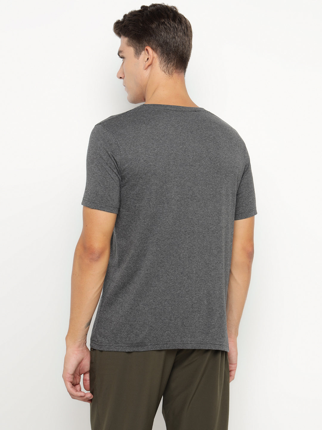 Ap'pulse Men's Short Sleeve Henley Tshirt