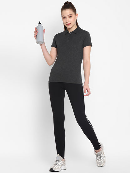 Appulse Women's Sports Polo T-Shirt | Women | Premium Cotton | Activewear | Athleisure