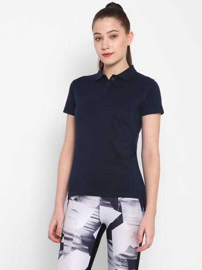 Appulse Women's Sports Polo T-Shirt | Women | Premium Cotton | Activewear | Athleisure