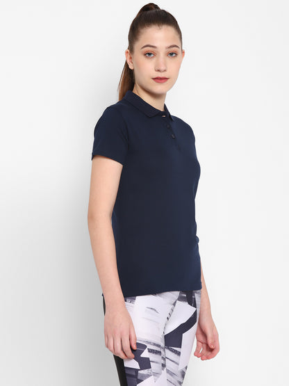 Appulse Women's Sports Polo T-Shirt | Women | Premium Cotton | Activewear | Athleisure