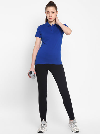 Appulse Women's Sports Polo T-Shirt | Women | Premium Cotton | Activewear | Athleisure