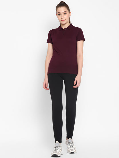 Appulse Women's Sports Polo T-Shirt | Women | Premium Cotton | Activewear | Athleisure