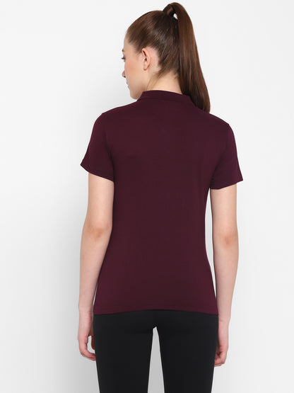 Appulse Women's Sports Polo T-Shirt | Women | Premium Cotton | Activewear | Athleisure