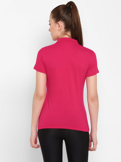 Appulse Women's Sports Polo T-Shirt | Women | Premium Cotton | Activewear | Athleisure