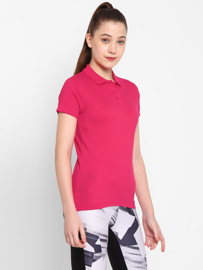 Appulse Women's Sports Polo T-Shirt | Women | Premium Cotton | Activewear | Athleisure