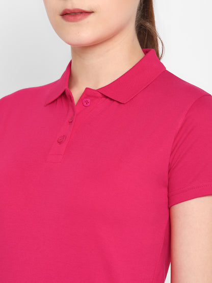 Appulse Women's Sports Polo T-Shirt | Women | Premium Cotton | Activewear | Athleisure