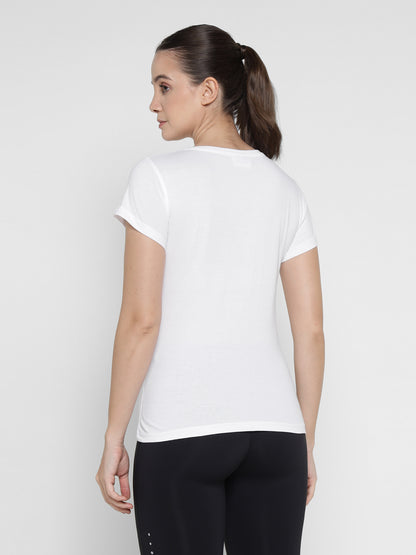 Appulse Women's Short Sleeve Round Neck Zipper T-Shirt | Women | Premium Cotton | Activewear | Athleisure