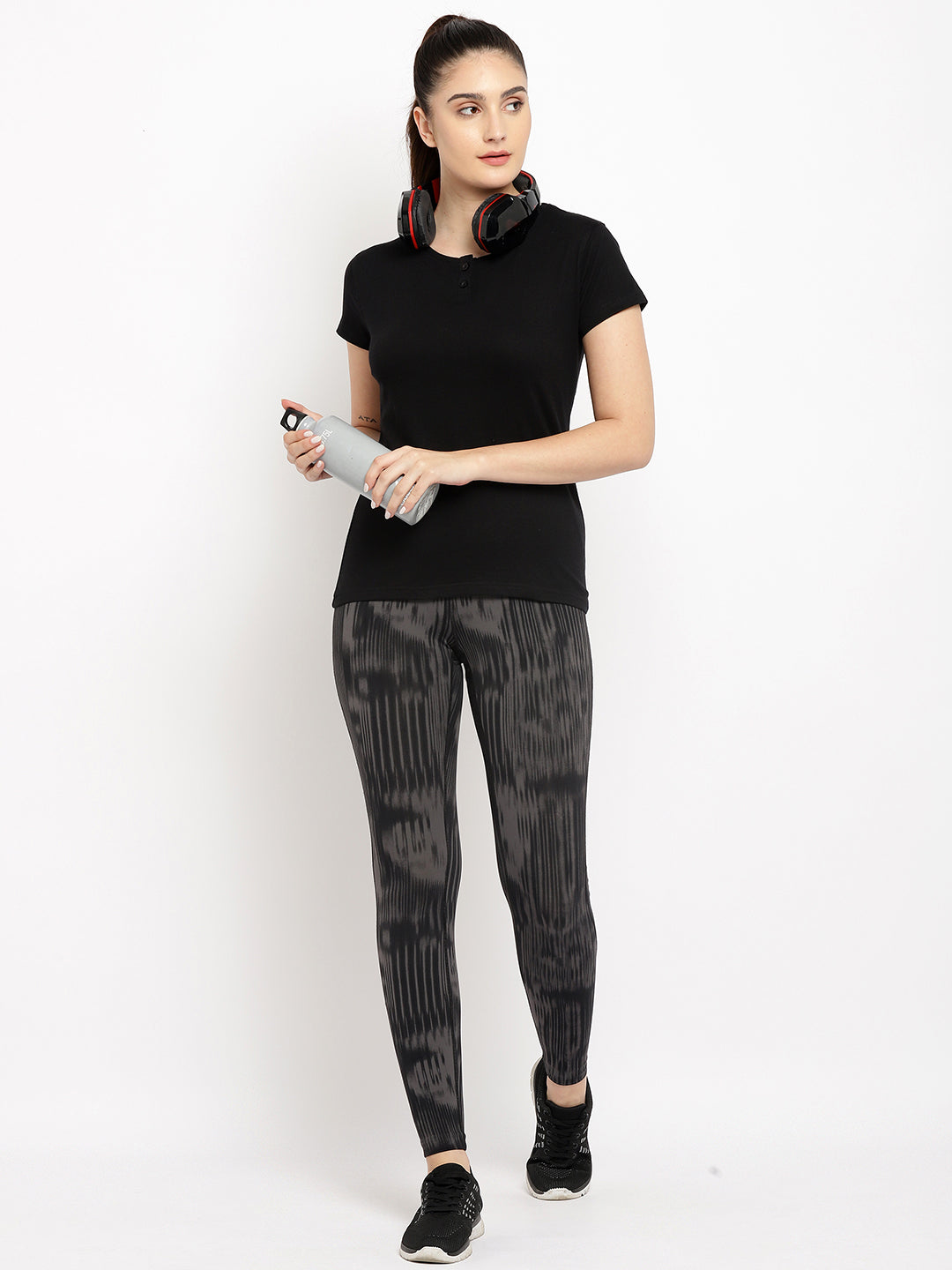 Appulse Women's Short Sleeve Henley T-Shirt | Women | Premium Cotton | Activewear | Athleisure