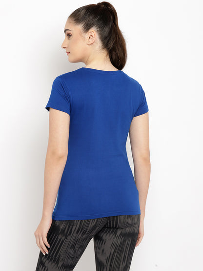 Appulse Women's Short Sleeve Henley T-Shirt | Women | Premium Cotton | Activewear | Athleisure