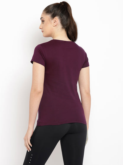 Appulse Women's Short Sleeve Henley T-Shirt | Women | Premium Cotton | Activewear | Athleisure