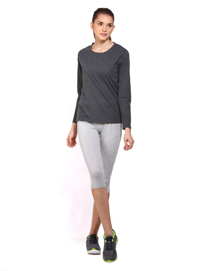 Appulse Women's Long Sleeve Round Neck T-Shirt | Women | Premium Cotton | Activewear | Athleisure