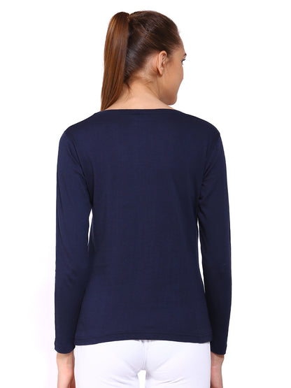 Appulse Women's Long Sleeve Round Neck T-Shirt | Women | Premium Cotton | Activewear | Athleisure
