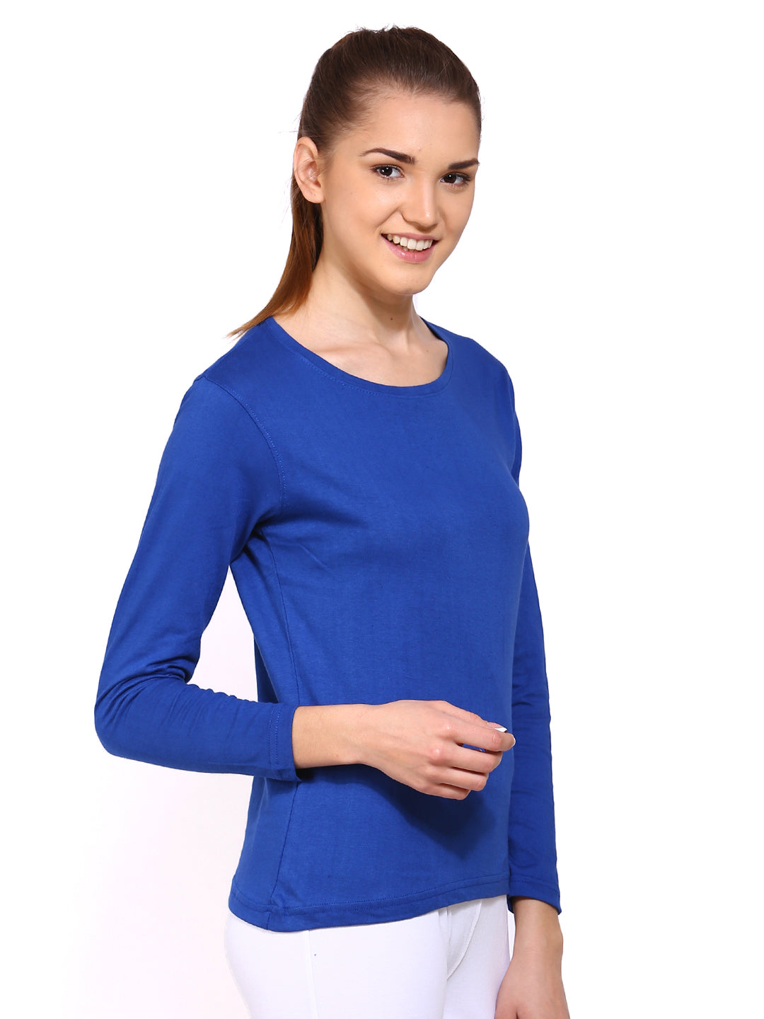 Ap'pulse Women's Long Sleeve Round Neck T-Shirt