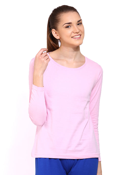 Ap'pulse Women's Long Sleeve Round Neck T-Shirt