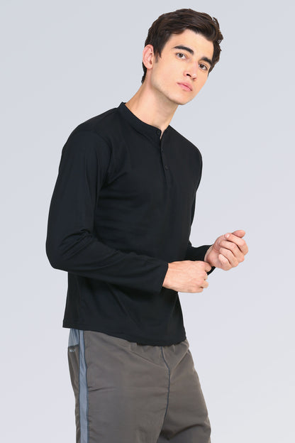 Appulse Men's Madrid Polo Long Sleeve T-Shirt | Men | Premium Cotton | Activewear | Athleisure