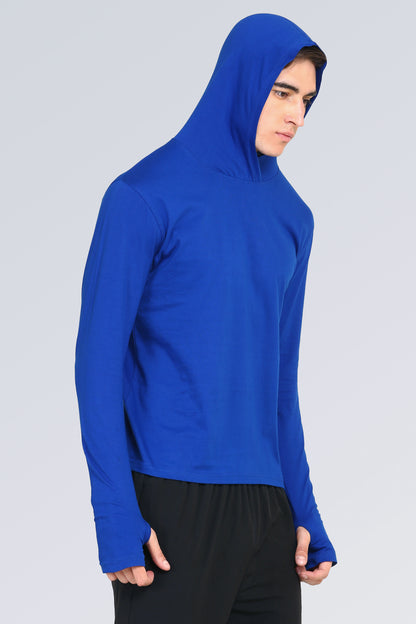 Appulse Men's Hooded Thumb Hole T-Shirt | Men | Premium Cotton | Activewear | Athleisure