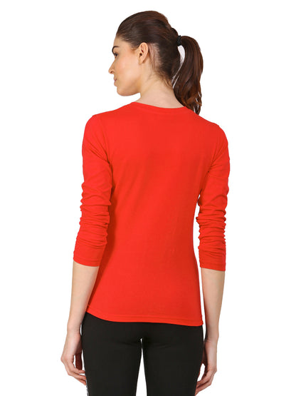 Appulse Women's Long Sleeve V neck T-Shirt | Women | Premium Cotton | Activewear | Athleisure