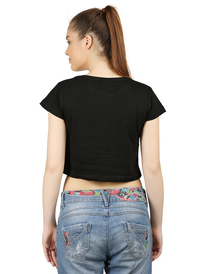 Appulse Women's Short Sleeve Crop Top | Women | Premium Cotton | Activewear | Athleisure