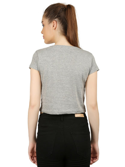Appulse Women's Short Sleeve Crop Top | Women | Premium Cotton | Activewear | Athleisure