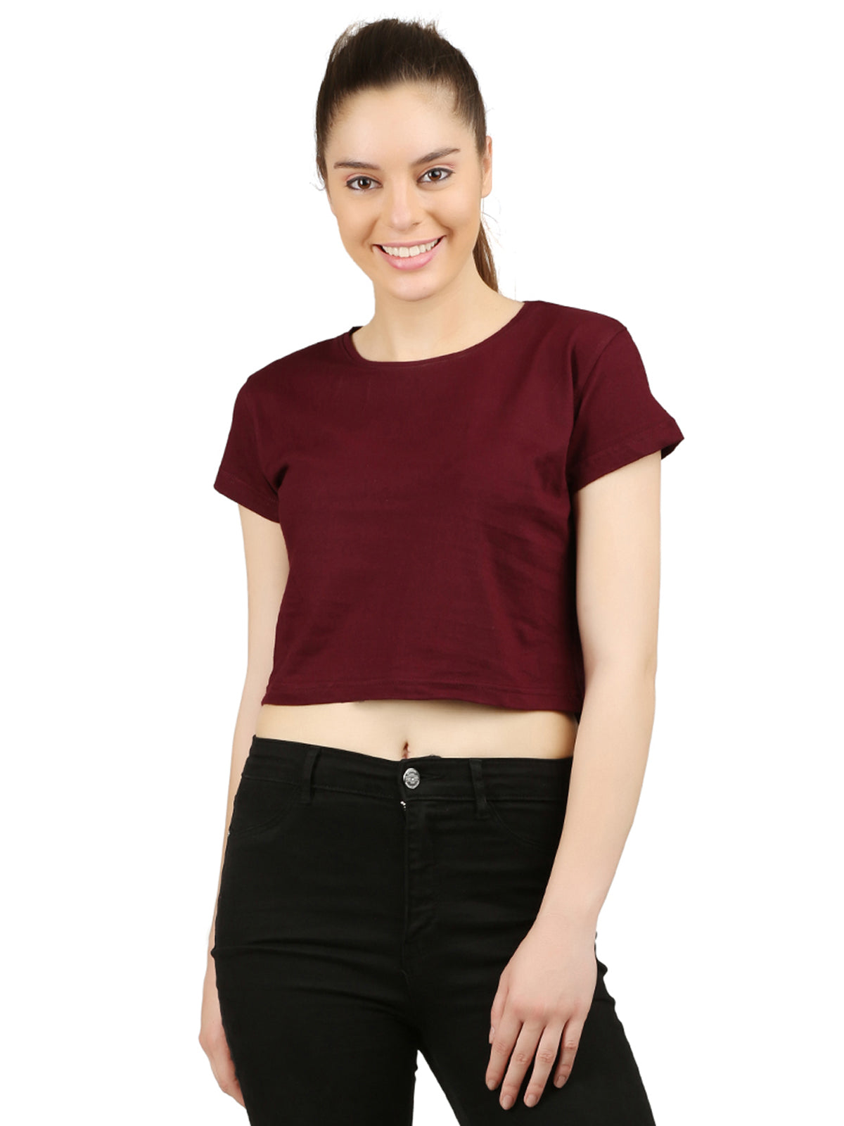 Ap'pulse Women's Short Sleeve Croptop