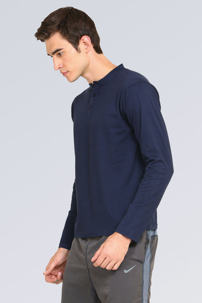 Appulse Men's Madrid Polo Long Sleeve T-Shirt | Men | Premium Cotton | Activewear | Athleisure