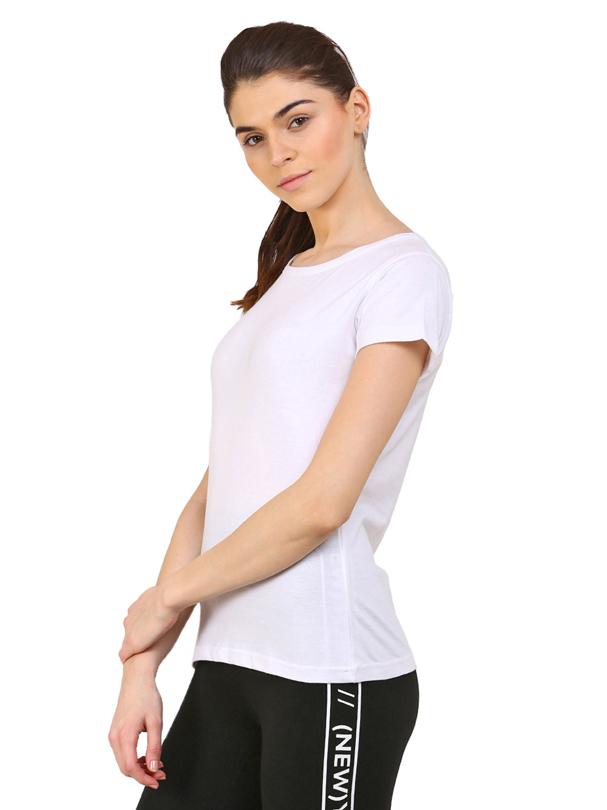 Ap'pulse Women's Short Sleeve Round neck Tshirt
